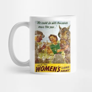 Join the Women's Land Army Mug